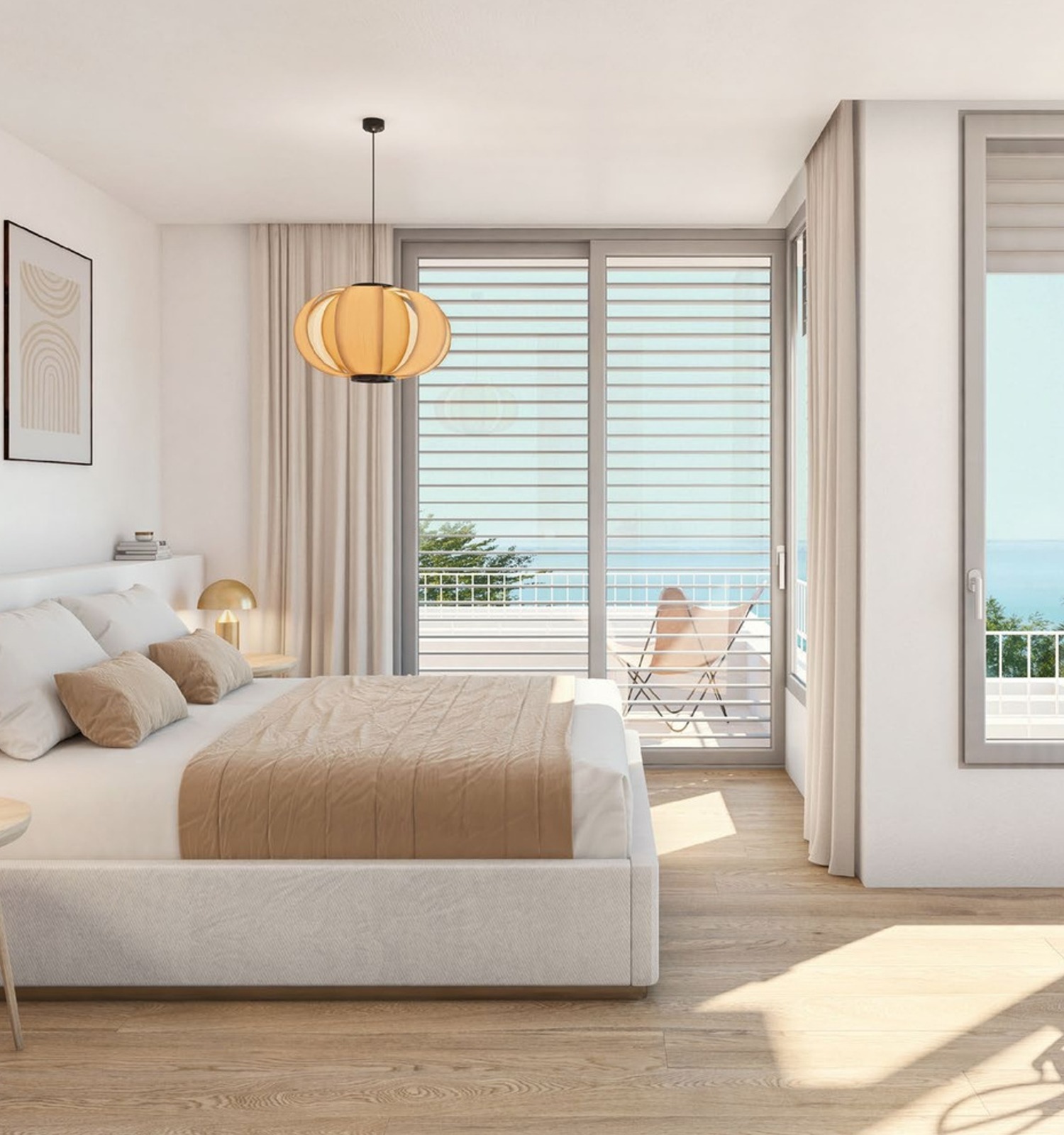 Main bedroom with views