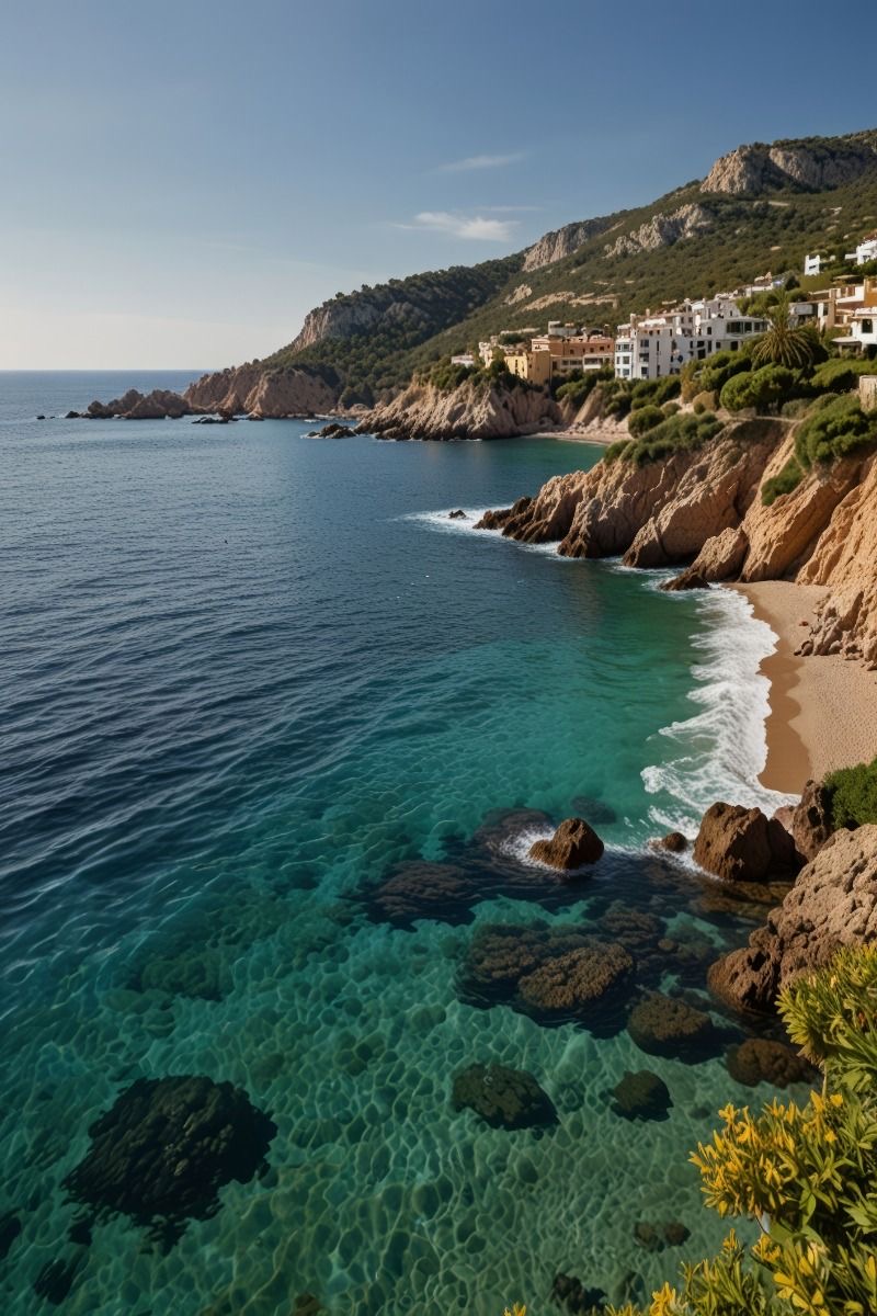 Mediterranean coast of the Costa Daurada