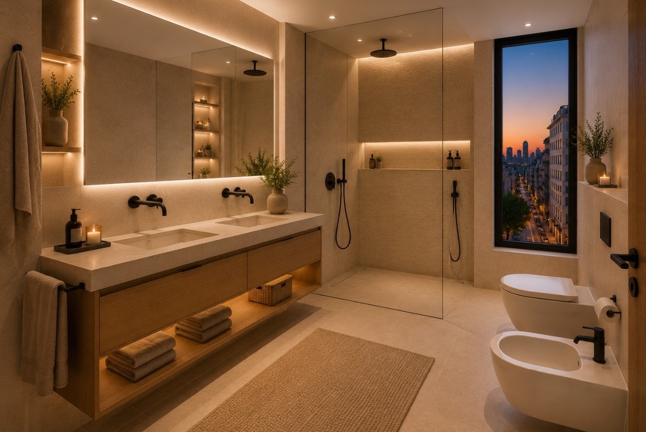 Bathroom with natural light
