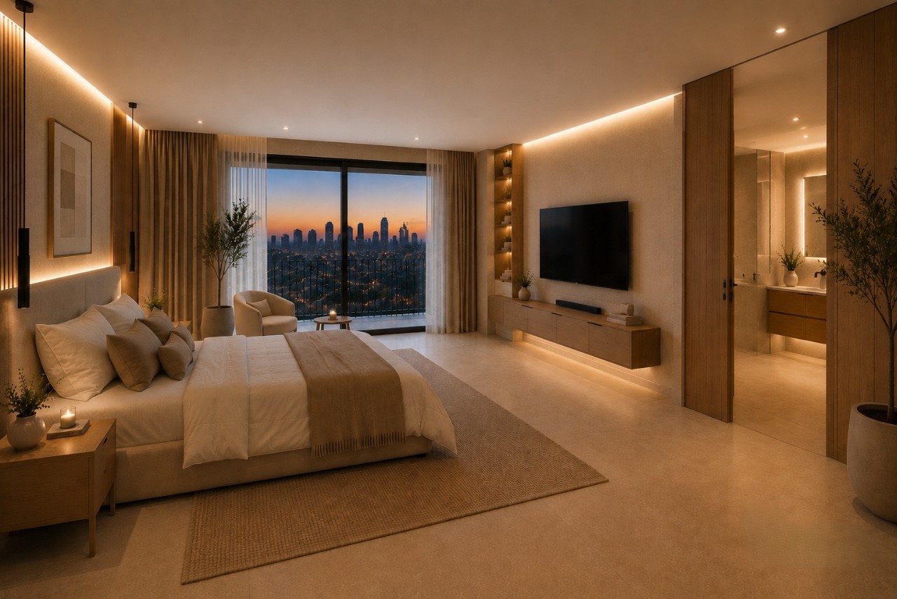 Suite and hallway